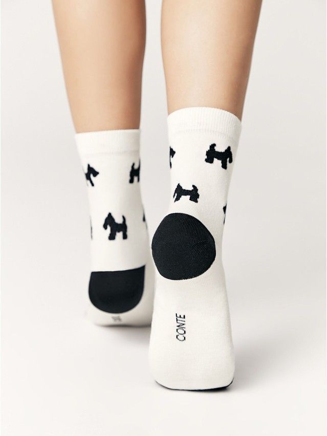 Носки женские хлопковые CE CLASSIC 7С-22СП, р.23-25, 587 молочный - 5