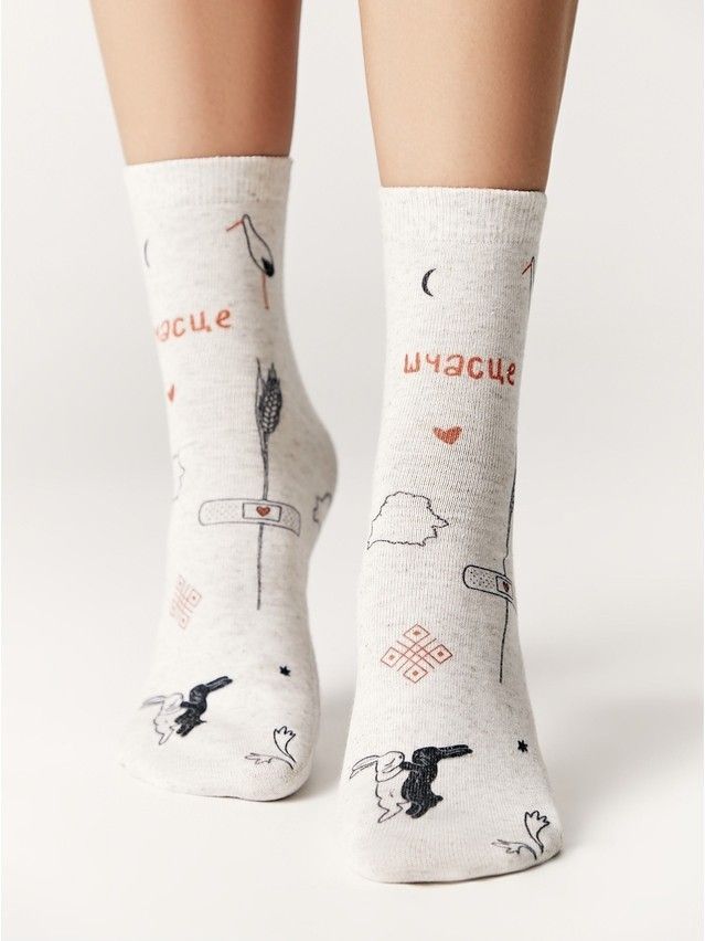 Носки женские CE FANTASY 20С-107/1СП, р.23-25, 640 бежевый - 1