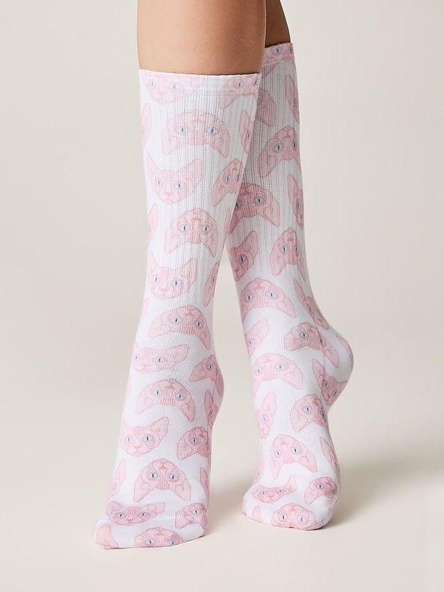 Носки женские хлопковые CE FANTASY 19С-236СП, р.23-25, 656 персиковый - 2