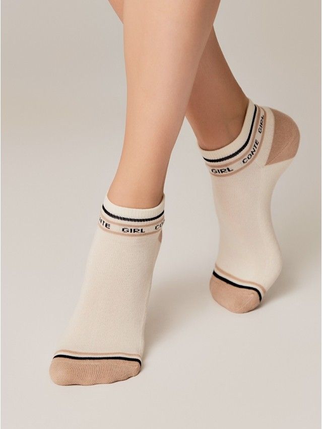Носки женские хлопковые CE ACTIVE (короткие, махр. стопа) 16С-92СП, р.23-25, 572 капучино - 4