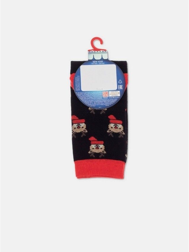 Носки детские CK NEW YEAR 21С-67СП, р.16-18, 908 черный - 5