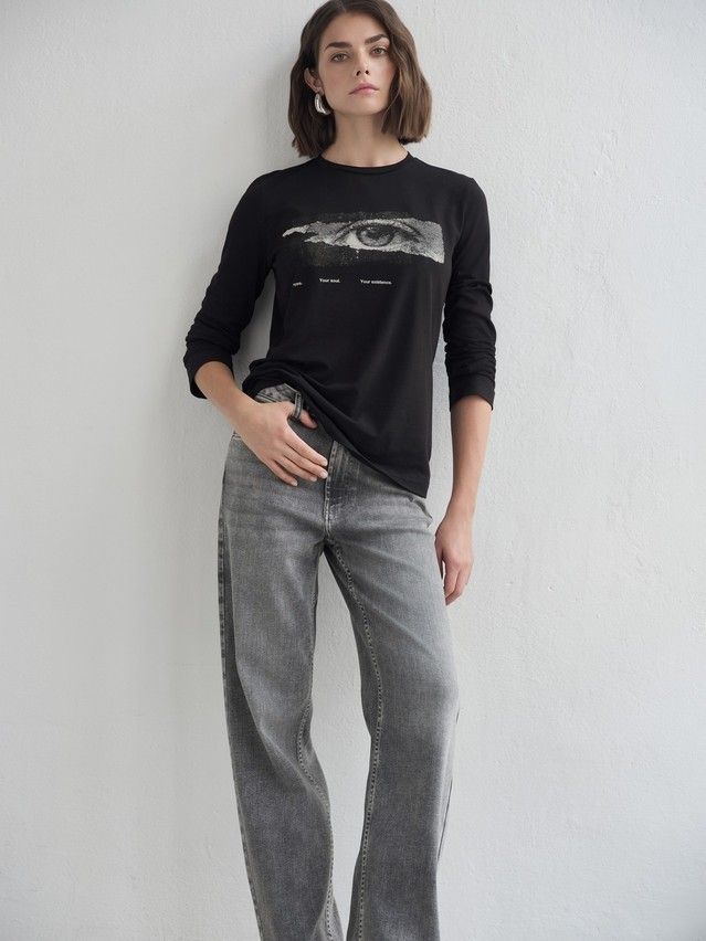 Джемпер женский C LD 3287, р.170-84, black-eye - 5