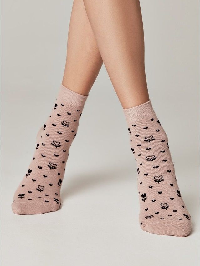 Носки женские хлопковые CE COMFORT (махровые) 7С-47СП, р.36-37, 434 пепельно-розовый - 1