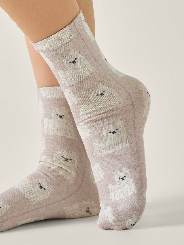 Носки женские CE FANTASY 20С-107/1СП, р.23-25, 729 пепельно-розовый - 2