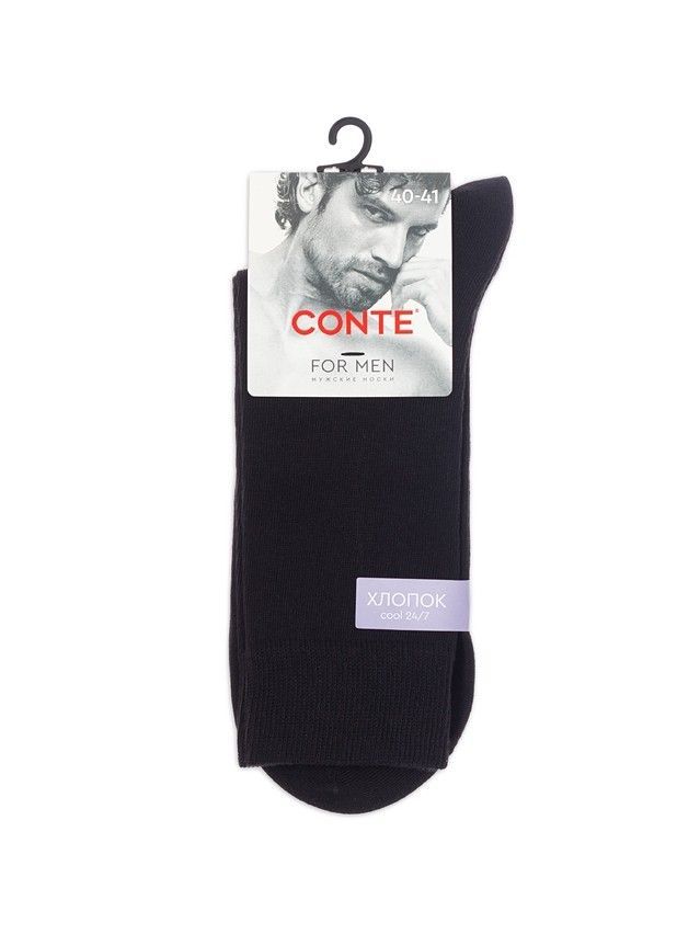 Носки мужские C (COOL 24/7) 24C-161CП, р.25, 000 черный - 4