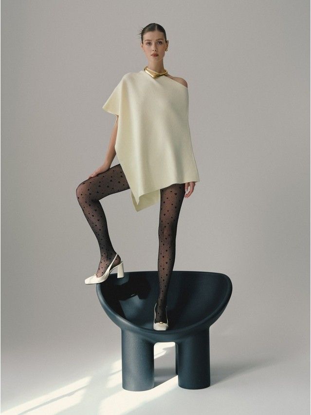 Колготки женские CE FANTASY FEELING, р.2, nero - 1