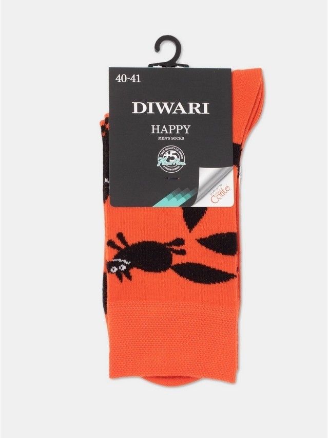 Носки мужские DW HAPPY 17С-151СП, р.25, 166 мандариновый - 5