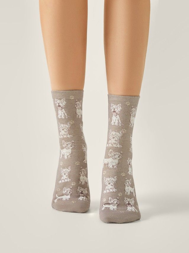 Носки женские CE FANTASY 20С-107/1СП, р.23-25, 732 кофейный - 1