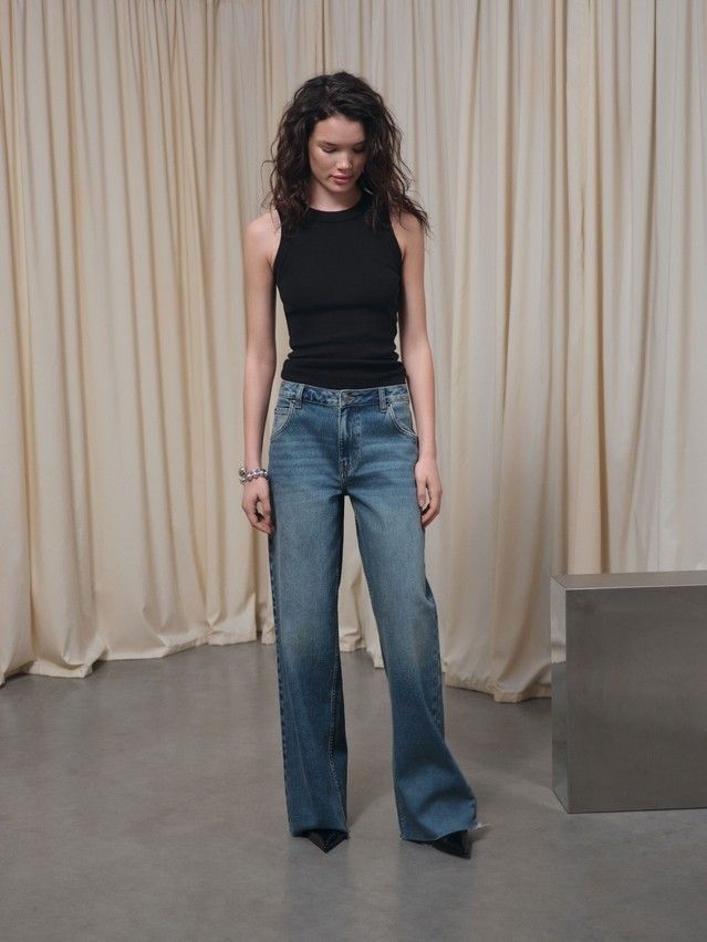 Джинсы женские C CON-805, р.164-90, blue - 2