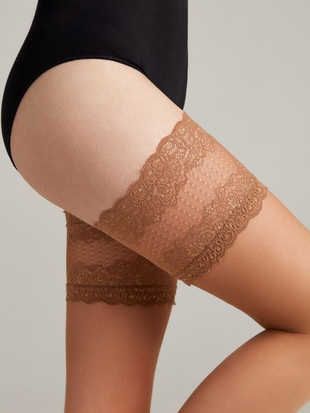 Women's stockings CONTE ELEGANT FLAME, s.23-25 (1/2),bronz - 5