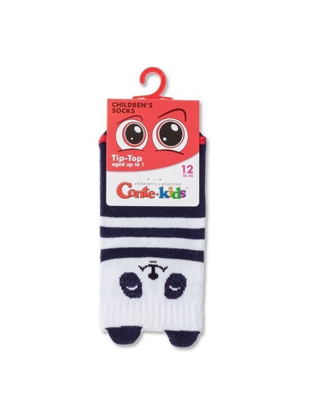 Children's socks CONTE-KIDS TIP-TOP, s.18-20, 563 white-navy - 7