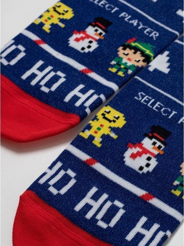 Носки детские CK NEW YEAR 21С-67СП, р.16-18, 950 синий - 4
