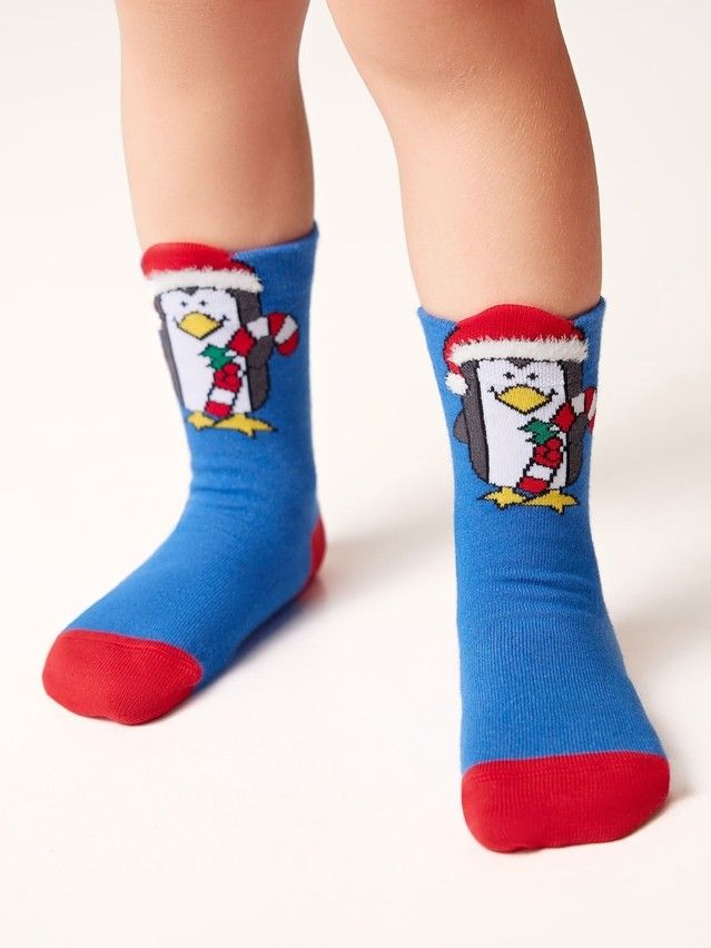 Носки детские CK NEW YEAR 23С-49СП, р.20-22, 164 синий - 1