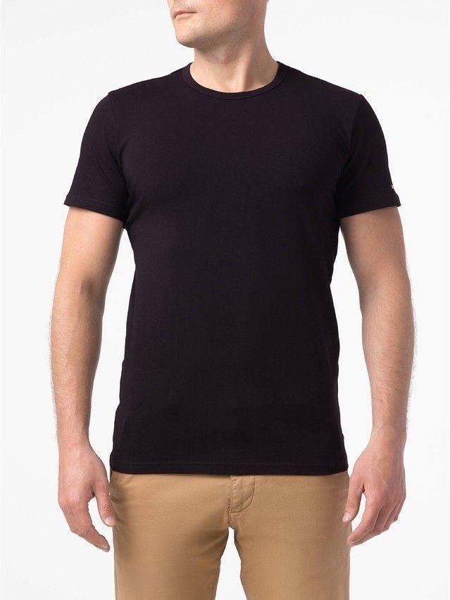 Футболка BASIC MF 309-10, р.170,176-100, black - 2