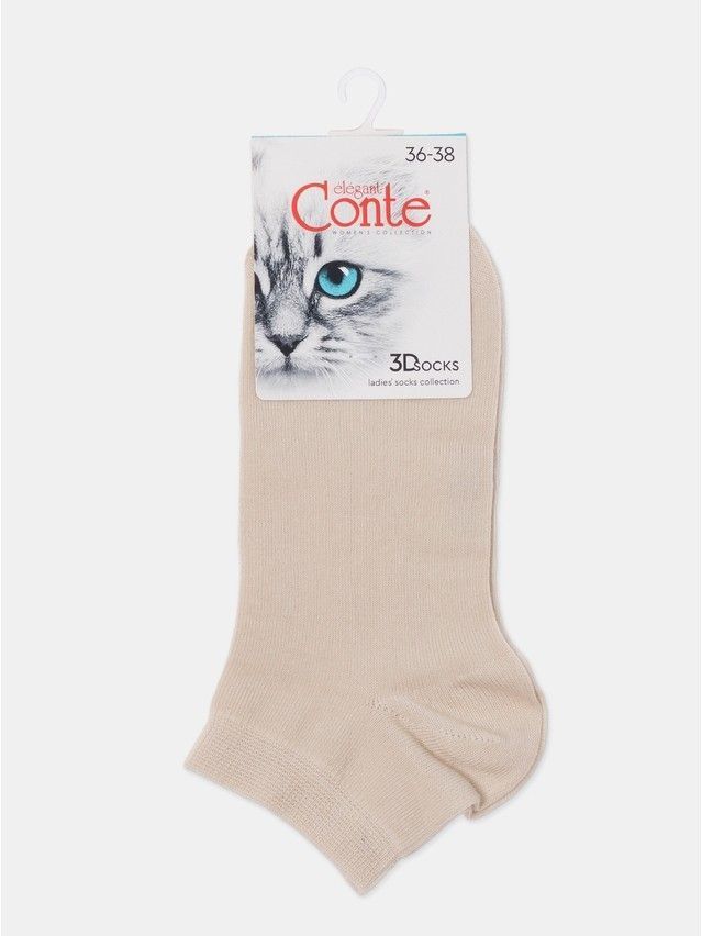 Носки женские хлопковые CE 3DSOCKS (короткие) 24С-3СП, р.23-25, 000 бежевый - 13