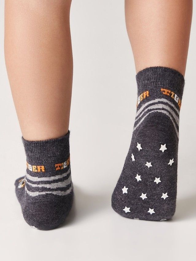 Children's socks TIP-TOP (anti-slip) 7S-54SP, s. 18-20, 474 dark gray - 2