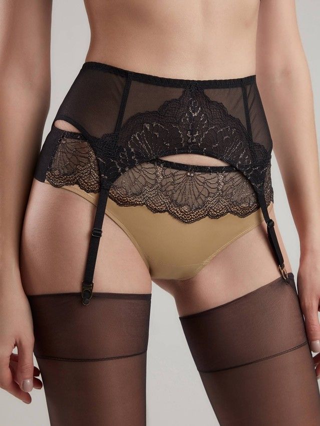 Пояс для чулок CE SATIN TA0020, р.65, черный - 3