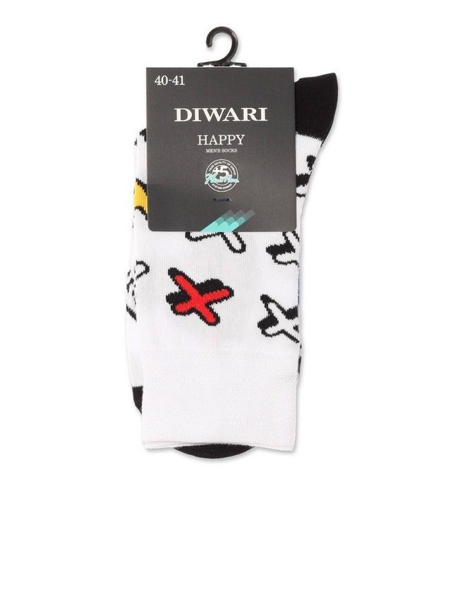 Носки муж. DW HAPPY 20С-37СП, р.40-41, 134 белый - 4