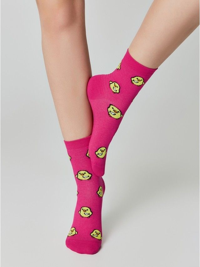 Носки женские хлопковые CE HAPPY 17С-21СП, р.23-25, 603 фуксия - 3