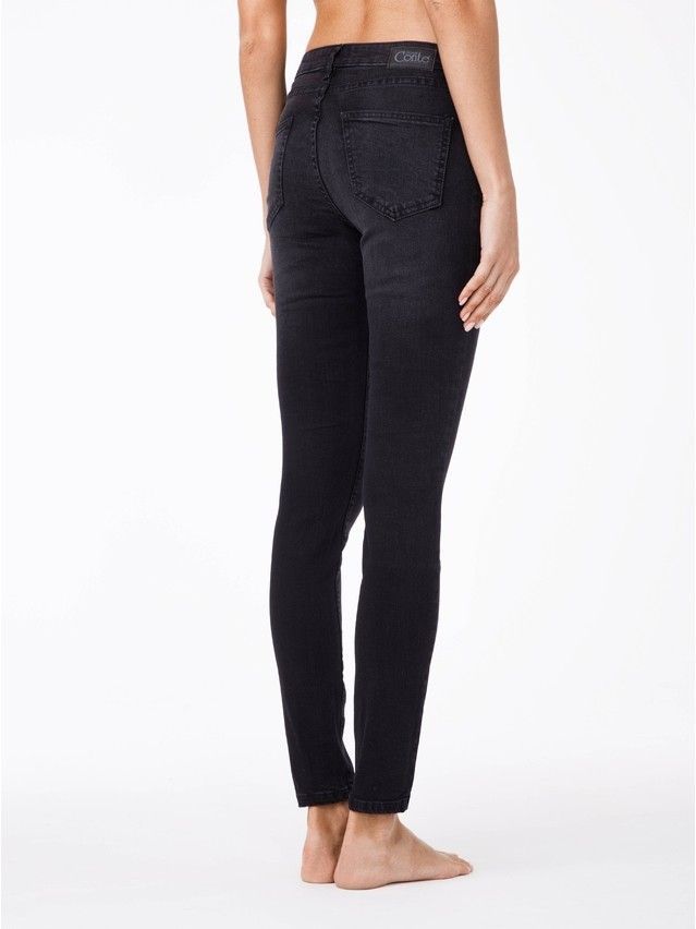 Denim trousers CONTE ELEGANT 2992/4939, s.170-102, black - 3
