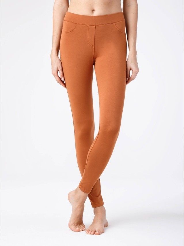 Women's leggings CONTE ELEGANT LIBERTY Plush, s.170-102, amber - 1