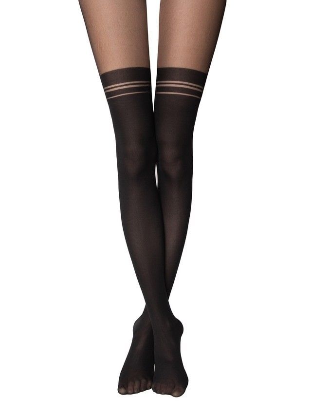 Колготки женские CE FANTASY LIBERTY, р.2, nero - 4