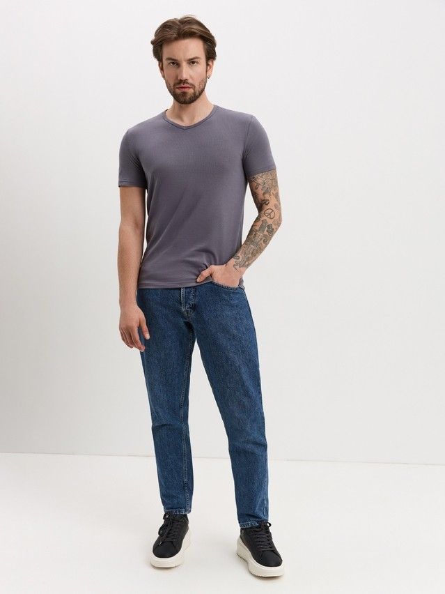 Фуфайка мужская DW BASIC MEN MF 2025 (пакет),р.170,176-100, dark grey - 1