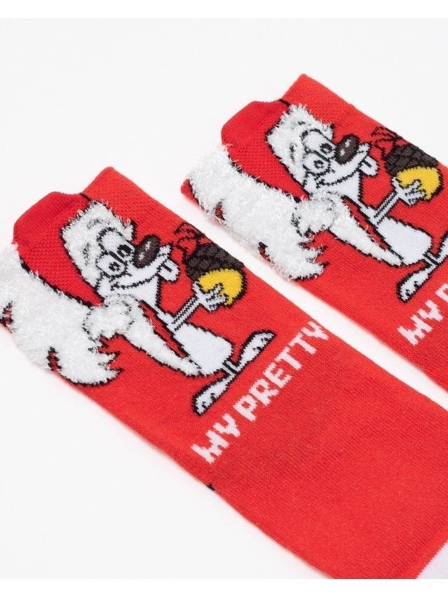 Носки детские CK NEW YEAR 19С-64СП, р.16-18, 911 красный - 3