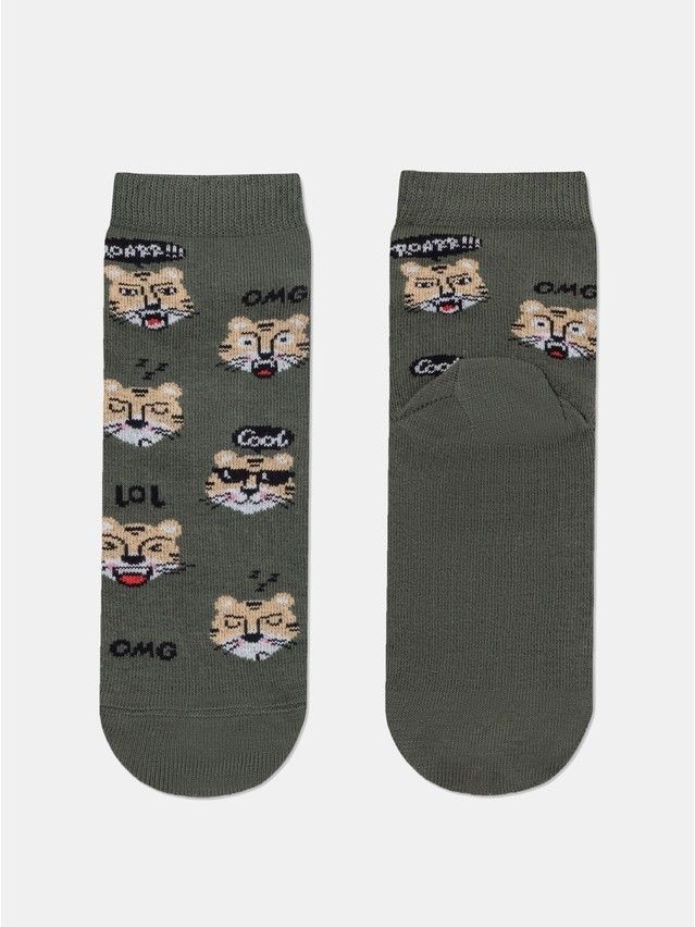 Носки детские CK NEW YEAR 21С-61СПА, р.20-22, 657 хаки - 1