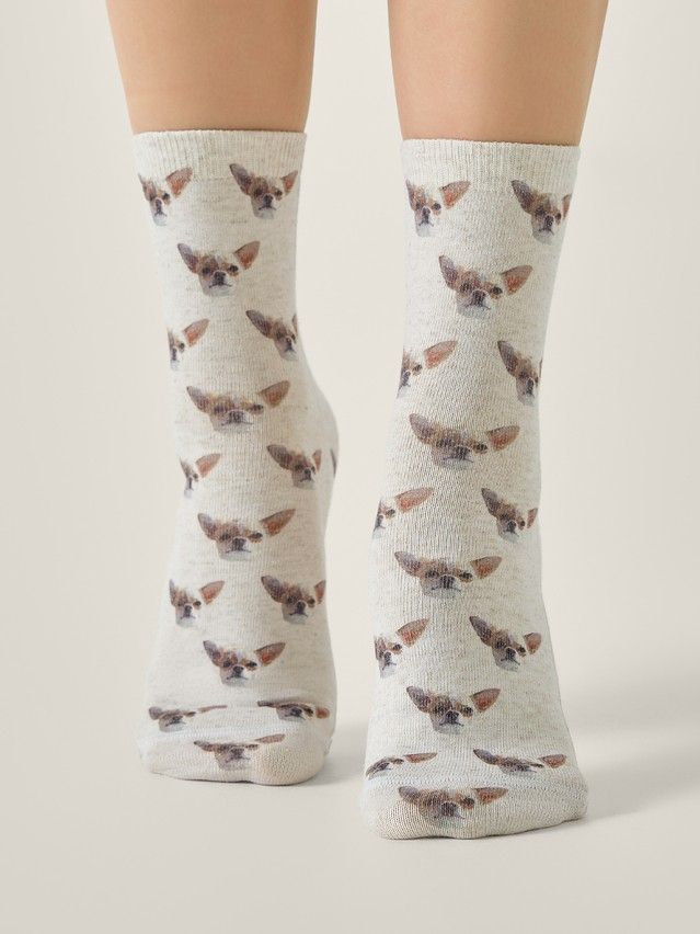 Носки женские CE FANTASY 20С-107/1СП, р.23-25, 748 бежевый - 2