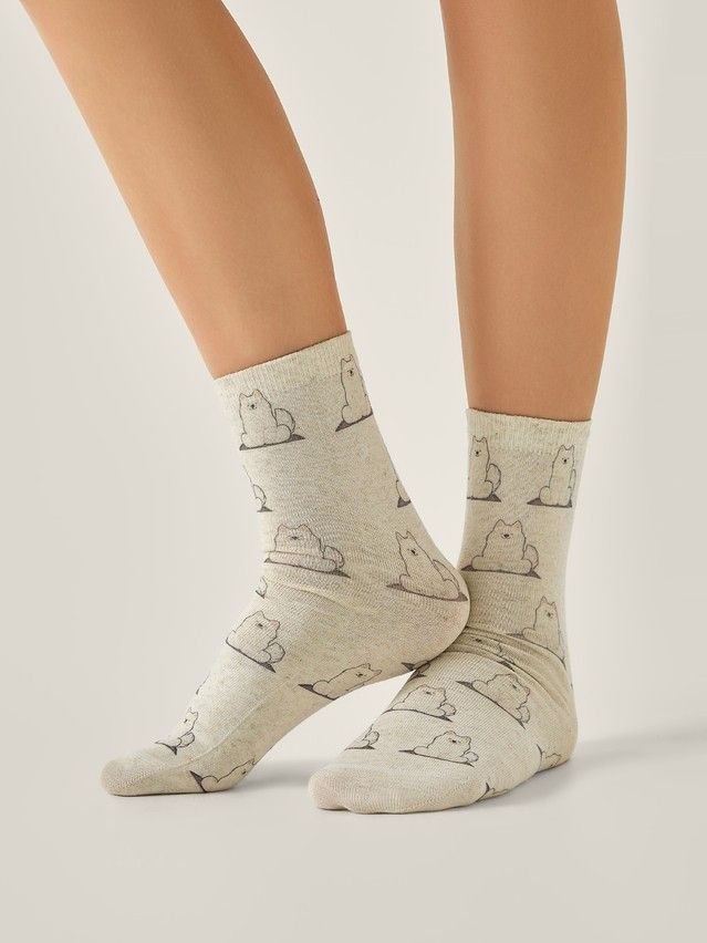 Носки женские CE FANTASY 20С-107/1СП, р.23-25, 749 бежевый - 1