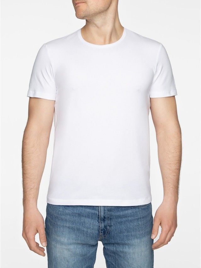 Фуфайка мужская DW BASIC MEN MF 2024 (пакет),р.170,176-100, white - 2