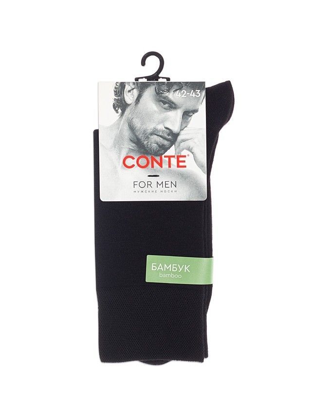 Носки мужские C (BAMBOO) 24С-162СП, р.25, 000 черный - 4