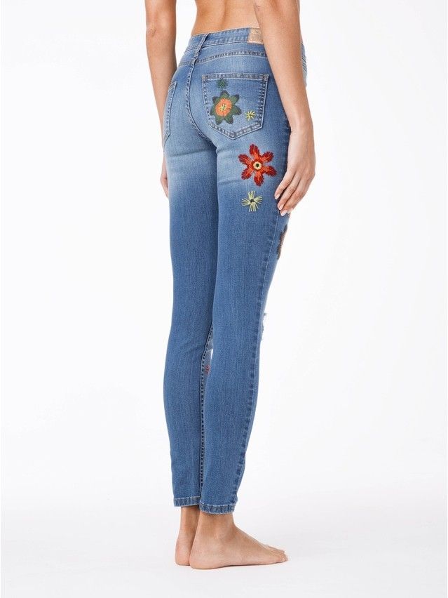 Denim trousers CONTE ELEGANT CON-32, s.170-94, dark blue - 2
