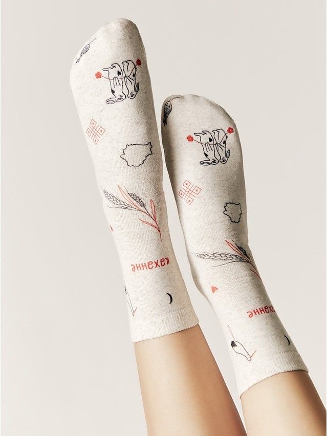 Носки женские CE FANTASY 20С-107/1СП, р.23-25, 641 бежевый - 1