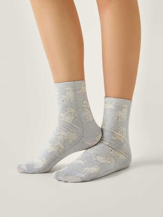 Носки женские CE FANTASY 20С-107/1СП, р.23-25, 731 светло-серый - 1