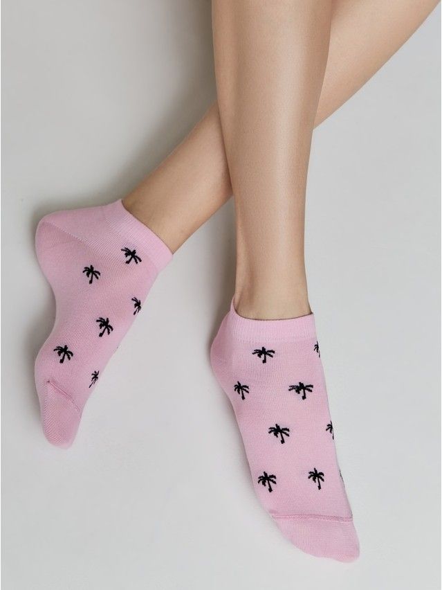 Носки женские хлопковые CE ACTIVE (короткие) 23С-111СП, р.23, 589 светло-розовый - 1