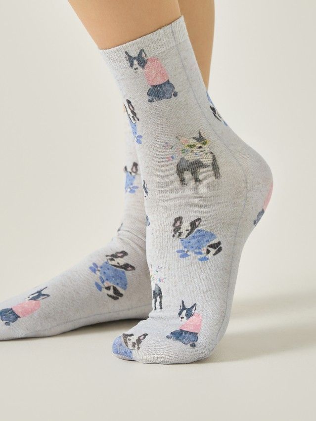 Носки женские CE FANTASY 20С-107/1СП, р.23-25, 736 серый - 2