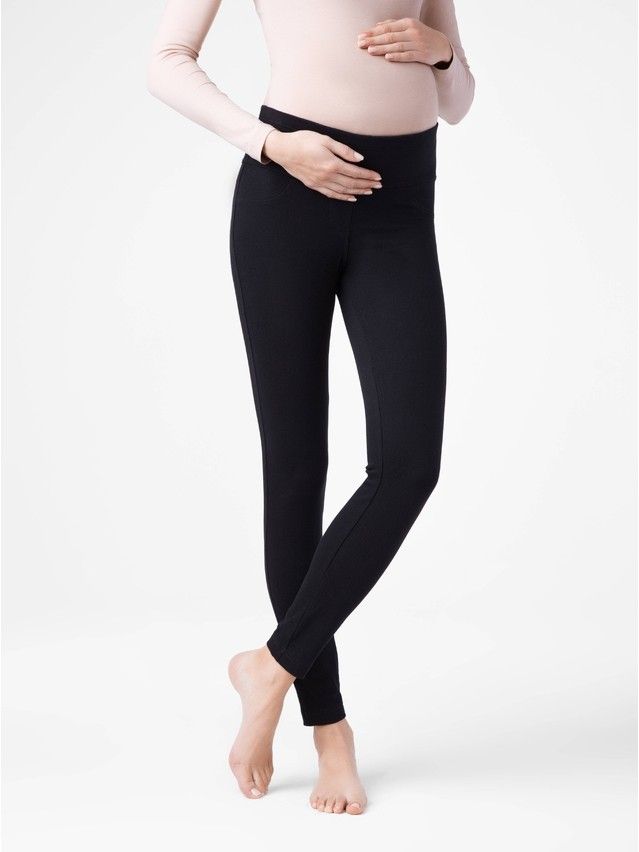 Women's leggings CONTE ELEGANT COSMO BELLY, s.164-102, black - 1