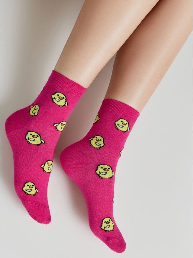 Носки женские хлопковые CE HAPPY 17С-21СП, р.23-25, 603 фуксия - 6