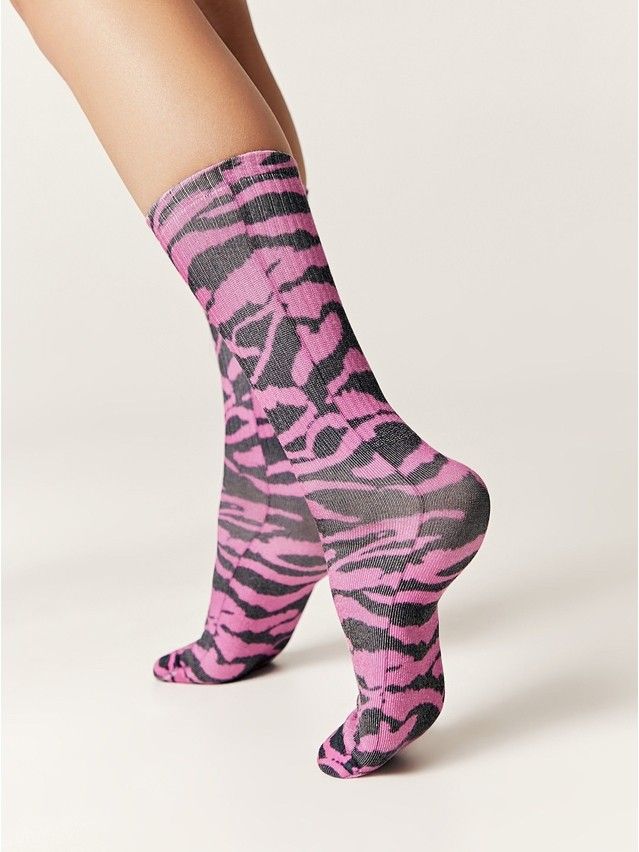 Носки женские хлопковые CE FANTASY 19С-236СП, р.23-25, 670 фуксия - 3