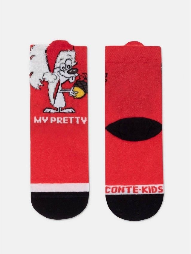 Носки детские CK NEW YEAR 19С-64СП, р.16-18, 911 красный - 2