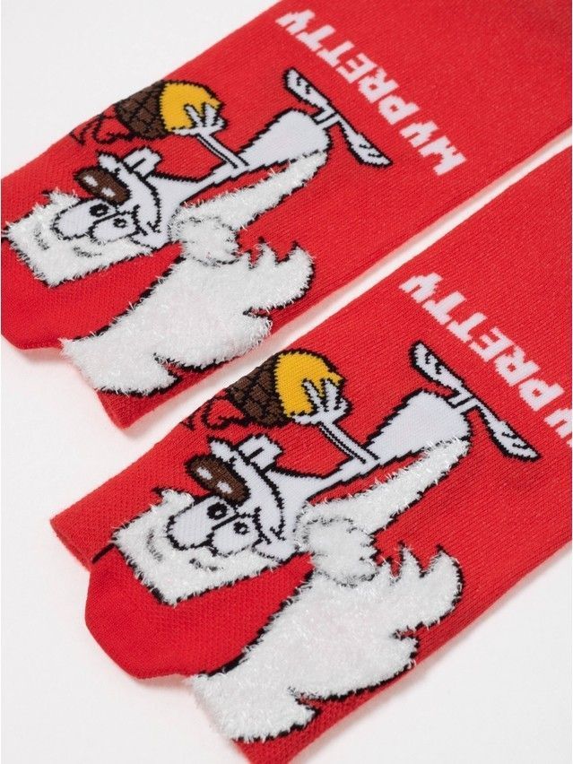 Носки мужские DW NEW YEAR 19С-66СП, р.42-45, 911 красный - 3