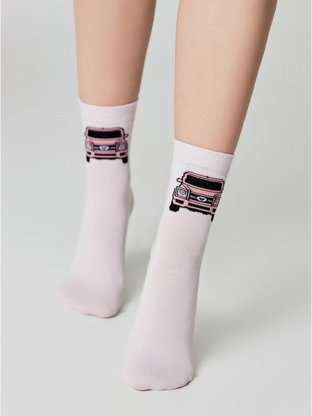 Носки женские хлопковые CE HAPPY 17С-21СП, р.23-25, 604 светло-розовый - 1