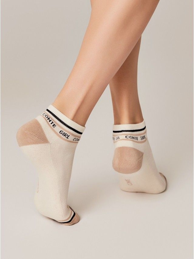 Носки женские хлопковые CE ACTIVE (короткие, махр. стопа) 16С-92СП, р.23-25, 572 капучино - 5