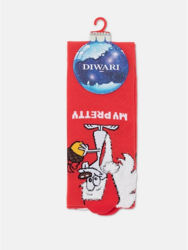 Носки мужские DW NEW YEAR 19С-66СП, р.42-45, 911 красный - 5