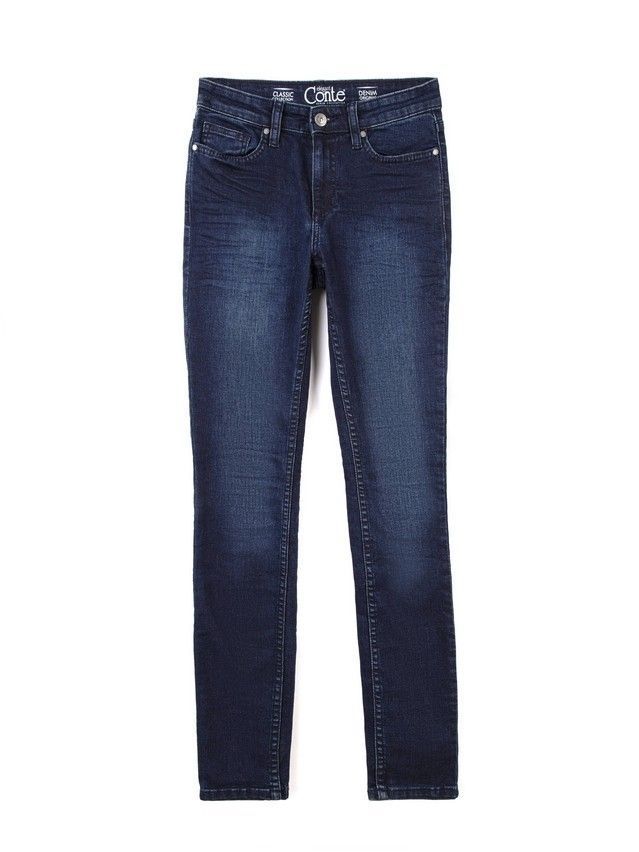 Denim trousers CONTE ELEGANT 623-100D, s.170-102, navy - 4