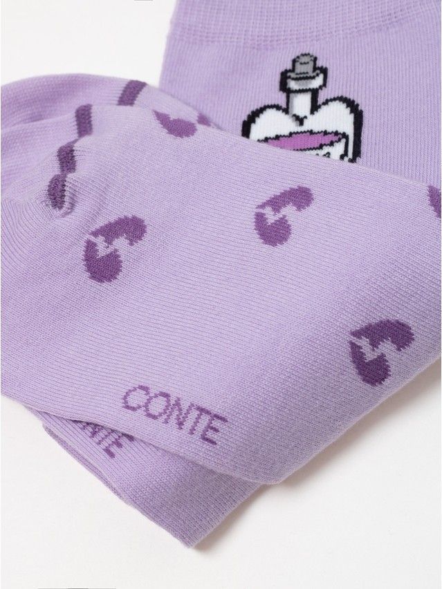 Носки женские хлопковые CE HAPPY 17С-21СП, р.23-25, 606 сиреневый - 7