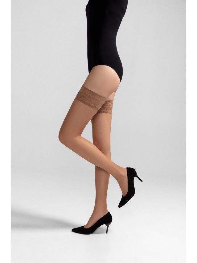 Women's stockings CONTE ELEGANT CLASS 20 ( euro-packing),s.1/2, bronz - 2