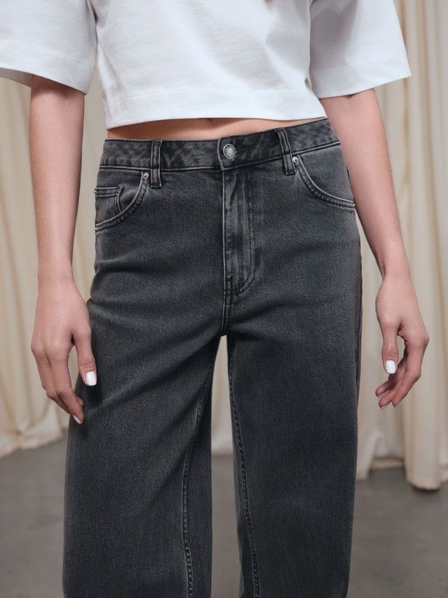 Джинсы женские C CON-802, р.164-90, washed black - 2